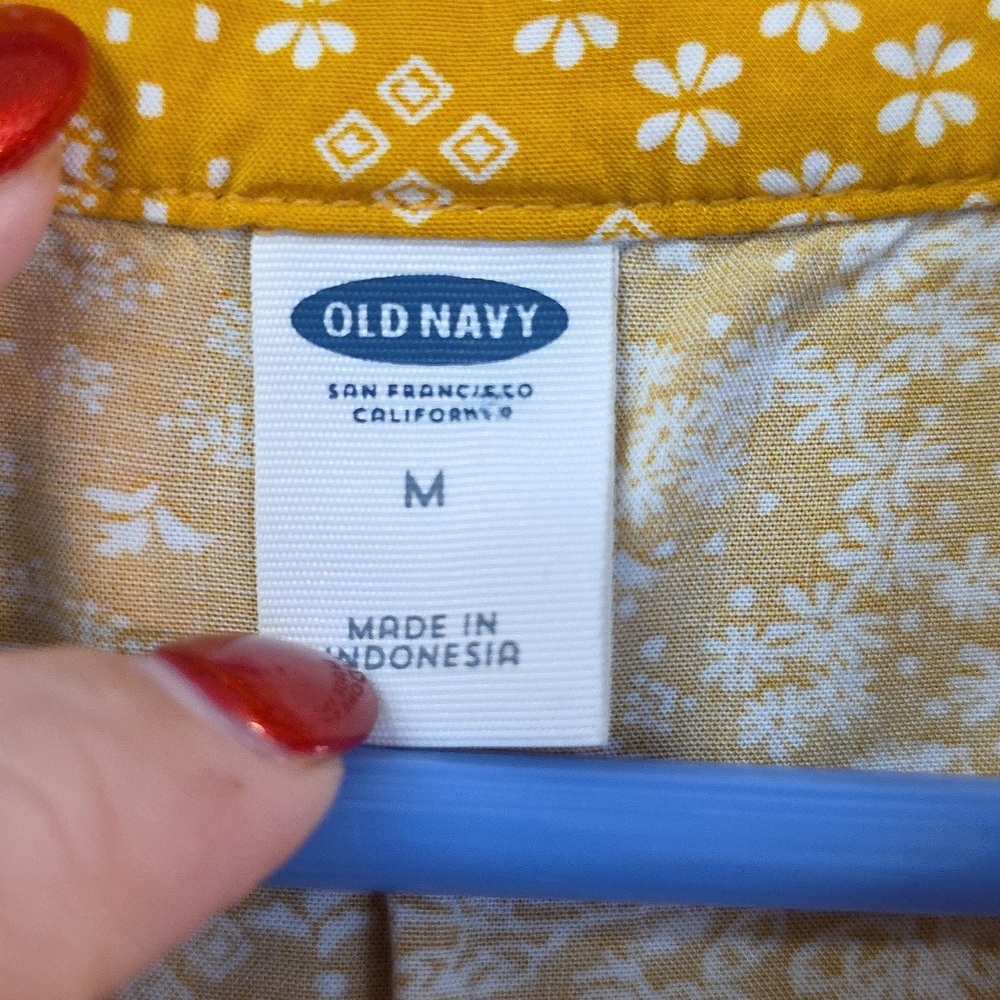 Old Navy Patterned Tunic Med - Picture 6 of 6